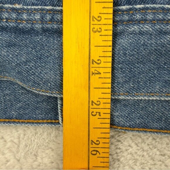 VTG Canyon Creek Storm Rider Blanket Lined Denim Trucker Jacket Men's Sz Medium - Picture 8 of 12